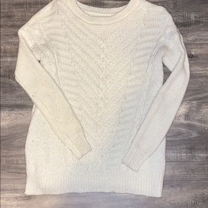 XS American eagle white sweater
